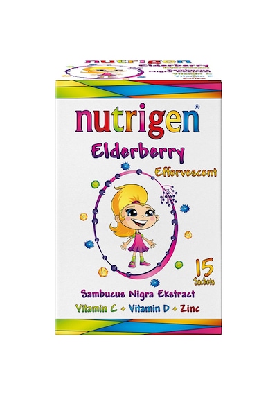 Nutrigen Elderberry Kara Mürver Efervesan 15 Saşe