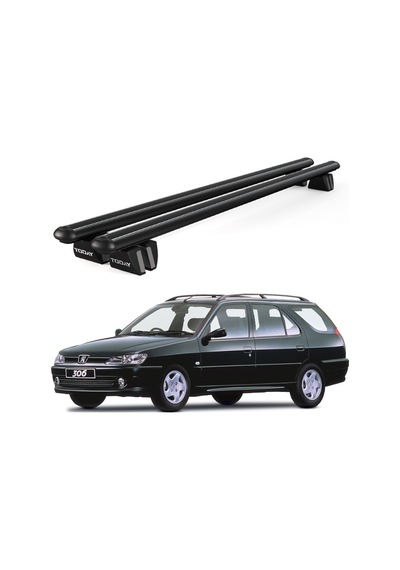 Pençe Peugeot 306 Sw 1993-2001 Uyumlu Siyah Ara Atkı 109cm Port Bagaj Tavan Barı