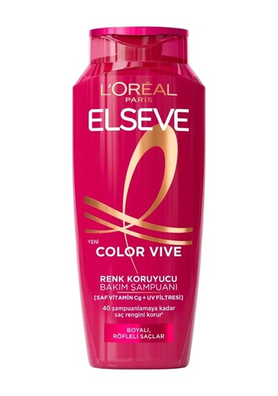 3 Adet Elseve Şampuan 300 Ml Colorvive Renk Koruyucu Bakım