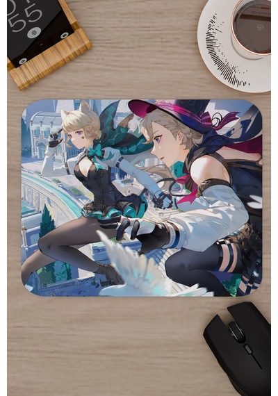 Lyney Genshin Impact Anime Gacha V1 - 22x18 Gaming Mouse Pad Fare Altlığı