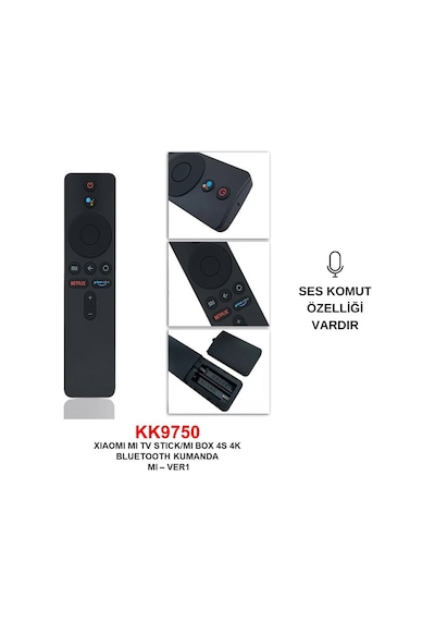 Ses Komutlu Xıaomı Mı Tv Stıck/mı Box 4s 4k Ver.1 Netflıx-prıme