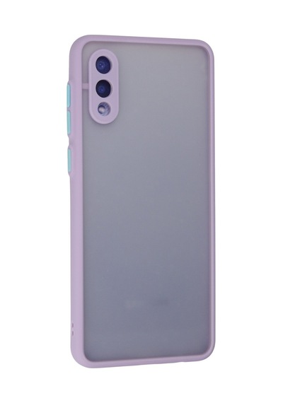 Samsung Galaxy Uyumlu - A02 Kılıf Montreal Silikon Kapak - Mor