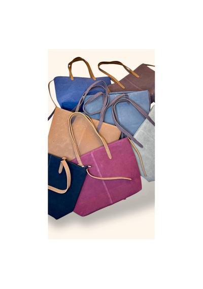 Lovelystore Kadın Süet Geniş Hacimli Fermuarlı Günlük Tote Model Büyük Boy 40x28 Bordo