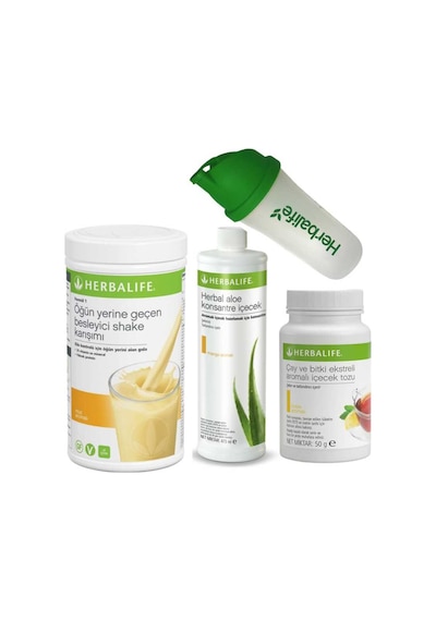 Herbalife Set2- Bir Muzlu Shake, Bir Mango Aloevera İçecek Ve Bir Şeftali 50gr Çay Tybk1ymnrw47bznq14