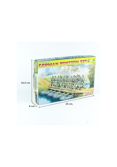 Dragon 6532 1/35 Ölçek, Alman Duba Seti Ve Figürleri Plastik Model Kiti-55632