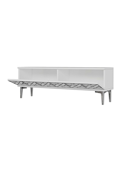 Tsa1238bs Arex Tv Sehpası Beyaz-silver 120cm Tsa1238bs Arex Tv Sehpası Beyaz-silver 120cm
