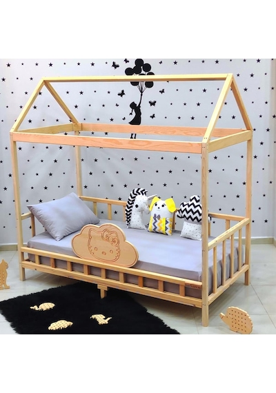 Markaawm Markaawm Kitty Montessori Yatak Çocuk Karyola Doğal Ahşap Yatak Markaawm Markaawm Kitty Montessori Yatak Çocuk Karyola Doğal Ahşap Yatak