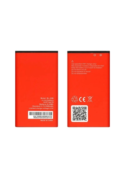 Nokia 5130-c/ Itel 2500 It5616 / Maxfone V12 Bl-25bi 2500 Mah Batarya Pil Senalstore