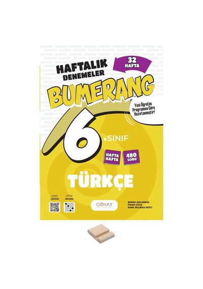 6. Sınıf Bumerang 32 Haftalık Türkçe Denemeleri+ Telefon Standı