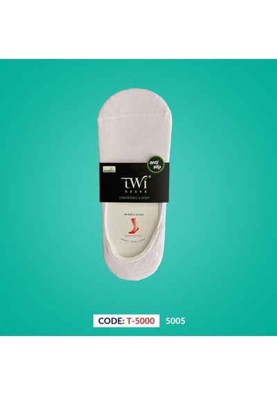 Twisocks Premıum Bambu Babet Erkek Çorap 12'li - Beyaz