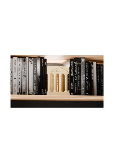Dekoratif Roma Tapınağı Tasarımlı Book Nook Kitaplık Lambası Ve Kitap Ayracı