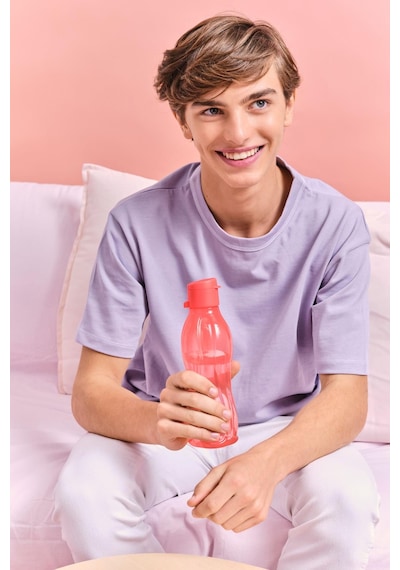Tupperware Eco Şişe Suluk Kolay Kapak 500 ML Pembe 2' li