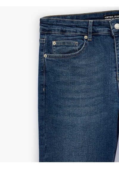 Koton Pamuklu Normal Bel Skinny Fit Jean Pantolon - Michael Jean Orta İndigo 6sam40013nd İndigo Koton Pamuklu Normal Bel Skinny Fit Jean Pantolon - Michael Jean Orta İndigo 6sam40013nd İndigo