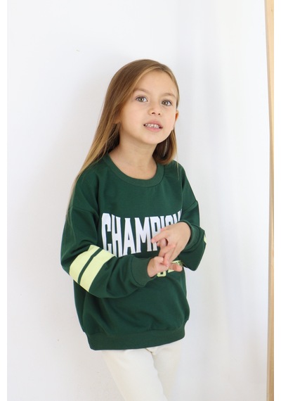 Miababy Champions Baskılı Sweat Karışık Renk