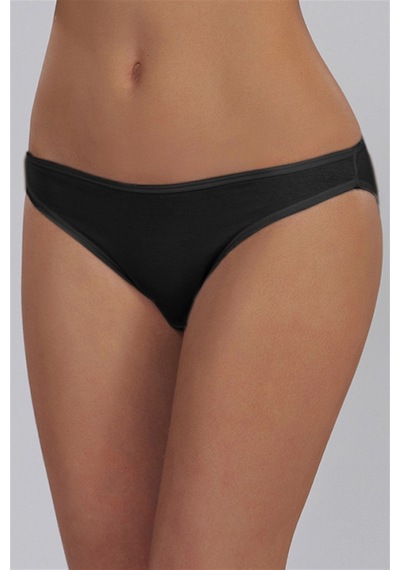 Çift Kaplan Kadın Basic Siyah Slip 613 - Xxl Siyah
