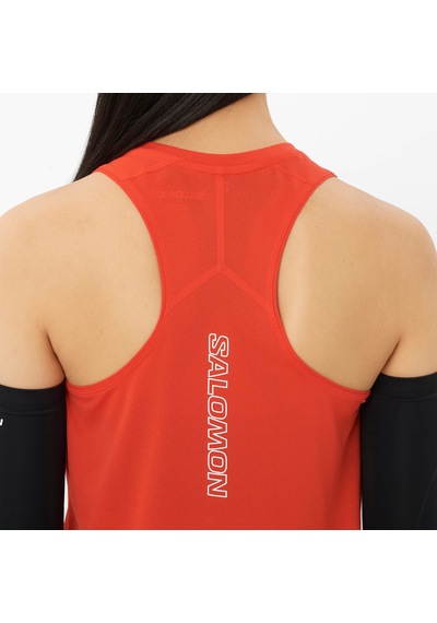 Salomon Sense Aero Kadın Koşu Atleti Fiery Red Lc2826800 Kırmızı