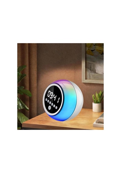 Çalar Saatli Bluetooth Hoparlör, Rgb Led Gece Lambası, Fm Radyo, Zamanlayıcı, Dokunmatik Ve Ayarlanabilir Işık, Usb Şarjlı Dijital Alarm Saati P12 Çalar Saatli Bluetooth Hoparlör, Rgb Led Gece Lambası, Fm Radyo, Zamanlayıcı, Dokunmatik Ve Ayarlanabilir Işık, Usb Şarjlı Dijital Alarm Saati P12