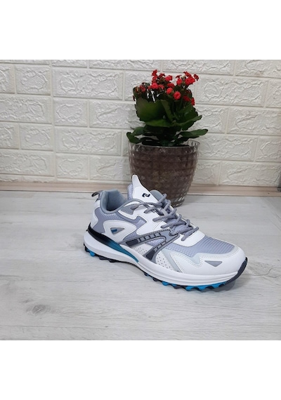 Jump 29725 Beyaz Gri Anatomik İç Taban Erkek Spor Ayakkabı 001