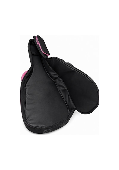 Profesyonel Gigbag Kalın Akustik Gitar Kılıfı-çantası - Siyah - Pembe 1900 Denye Lüx Kumaş - %100 Su Geçirmez