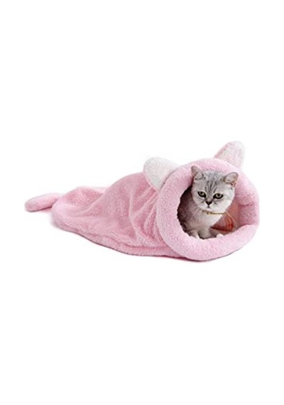 Yumuşak Kedi Yatağı - Kedi Tüneli Ve Uyku Tulumu, Gri Renk