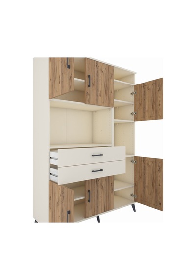 Hyperion Dolap 9 Raflı 2 Çekmeceli 6 Kapaklı 132x44x195 Aytaş... Aytaşı Hyperion Dolap 9 Raflı 2 Çekmeceli 6 Kapaklı 132x44x195 Aytaş... Aytaşı
