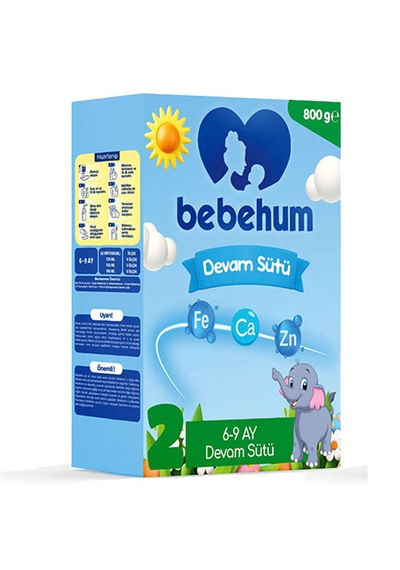 Bebehum 2 Bebek Sütü 800 Gr 6-12 Ay