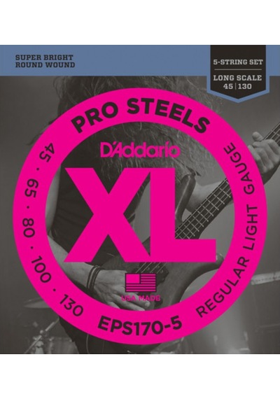 Daddario EPS170-5 ProSteels 5 Telli Bas Gitar Teli