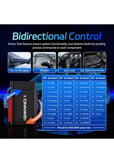 Konnweı Bluetooth Obd2 Tarayıcı