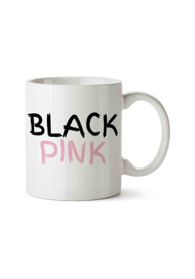 Black Pink Logo Blackpink Porselen Kupa Bardak Çok Renkli