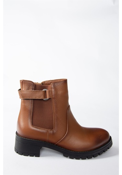 Fox Shoes Taba Hakiki Deri Kadın Bot N555053803 Taba