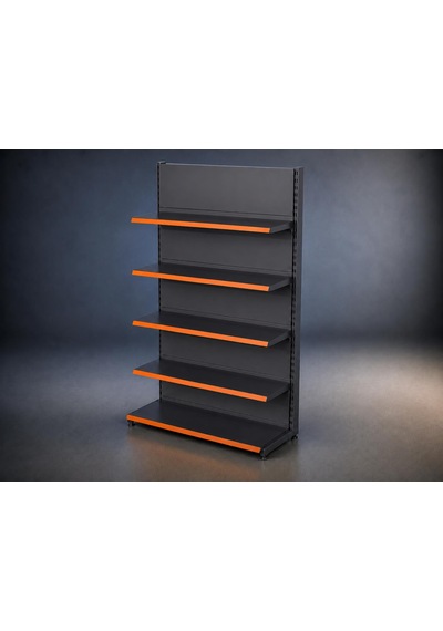 Market Rafı Ekonomik Tekli Bazasız Duvar Ünitesi- 40a/30 4 - H:220 Cm Beyaz-40x60 Cm