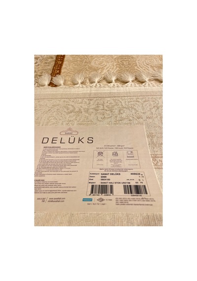 Delüks 6999 Kahve-krem Halı Çok Renkli