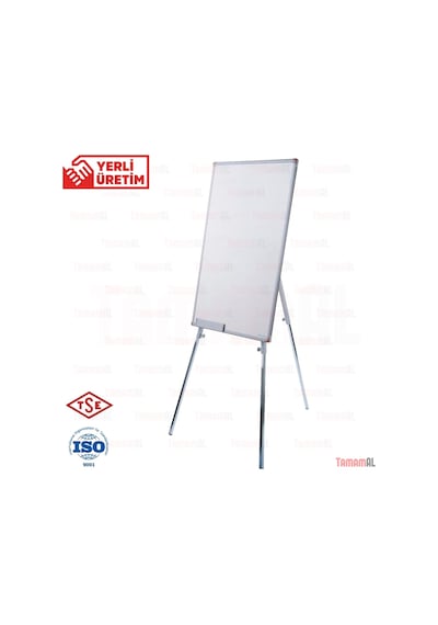 70X100 Akyazı Teleskopik Ayaklı Laminat Beyaz Yazı Tahtası