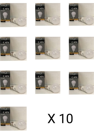 Ct-4277 Led Ampül 6400k 9w E27 Beyaz Işık 10 Adet 9w 60w 850 Lm
