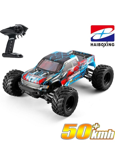 Haıboxıng Rc 1/12 903 Vanguard 50+ Km/h Sürat 4x4 Uzaktan Kumandalı Rc Model Araba Rtr Elektrikli 4wd Offroad Truck Mavi