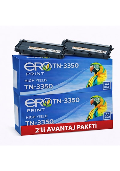 Tn-3350 / Brother Dcp-8250dn Uyumlu Toner - 2'li  Paket