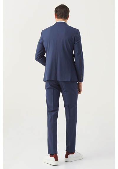 D's Damat Ds Damat Slim Fit Lacivert Yünlü Travel Takim Elbise 4he05ob35577m 102