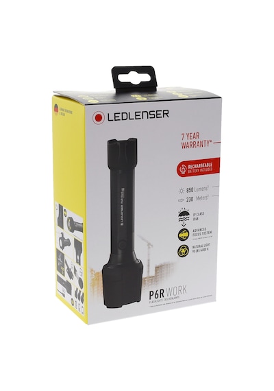 Ledlenser P6r Work Şarjlı El Feneri Siyah