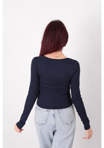 Busem W0011619 Kadın Bluz Lacivert
