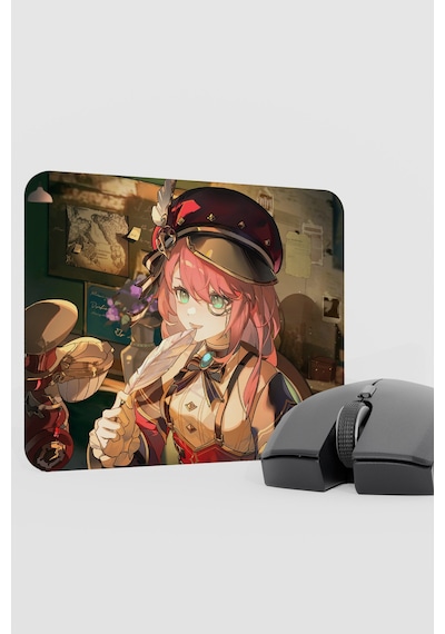 Charlotte Genshin Impact Anime Gacha V5 - 22x18 Gaming Mouse Pad Fare Altlığı