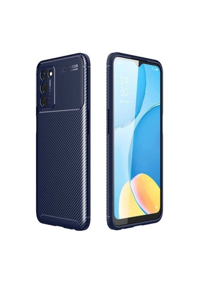 Oppo A55 5g Kılıf Zore Negro Silikon Kapak Lacivert