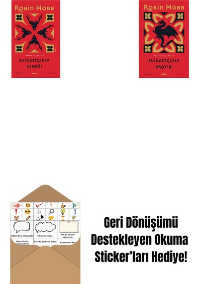 Suikastçının Çırağı Ciltli + Suikastçının Arayışı + Okuma Sticker'ları