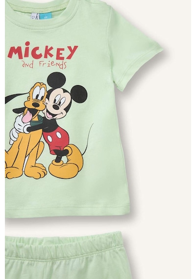 Defacto Dısney Mıckey & Mınnıe 2li Pijama Takımı Erkek Bebek H4029a526hsgn1163 Yeşil-gn1163
