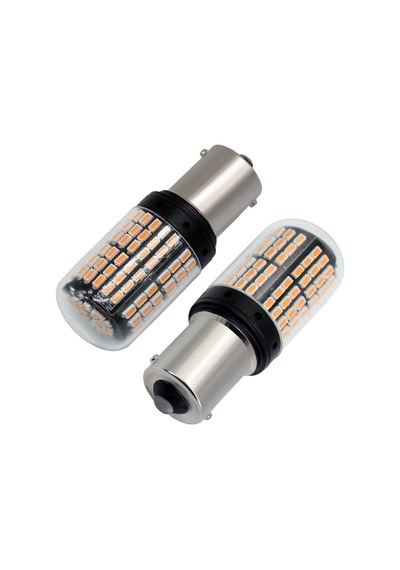 Turuncu Led P21w 93 Ampul 144 Led 12v 2 Adet