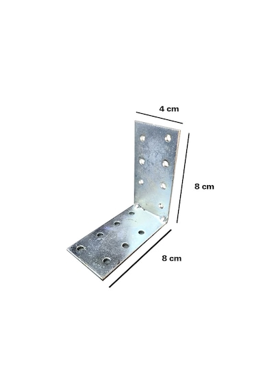 Köşe Gönye 40x80x80 50 Adet Gri