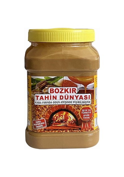 Bozkırım Bozkır Tahini Kepeksiz Tahin Plastik Kutu 935gr