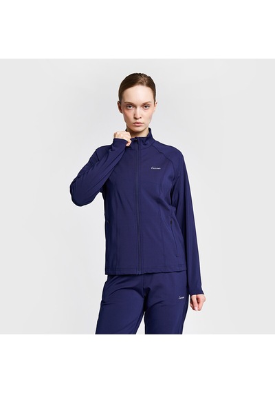 Lescon Lacivert Kadın Antrenman Fermuarlı Sweatshirt 26b-2041