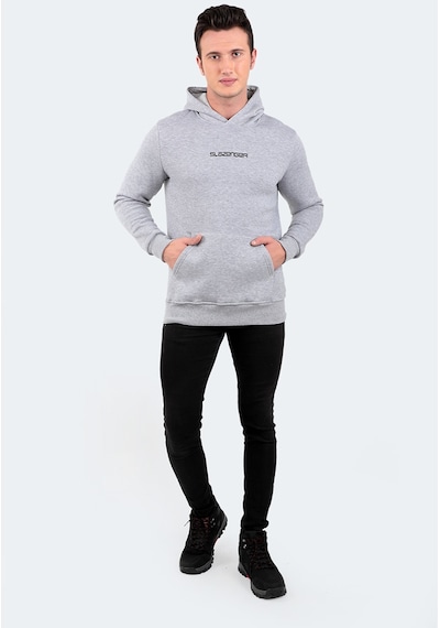 Slazenger BUSTER IN Erkek Sweatshirt Gri