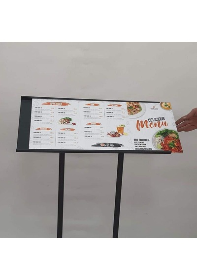 Restoran Önü Metal Menü Panosu 3xa4