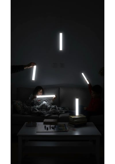 Usb Şarjlı 3 Modlu Mıknatıslı Otel-yurt-ev-kamp Feneri Led Şarjlı Işıldak 5 W 17cm Renkli